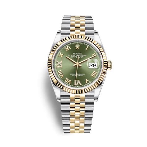 rolex 126233 green romaine|rolex datejust 36.